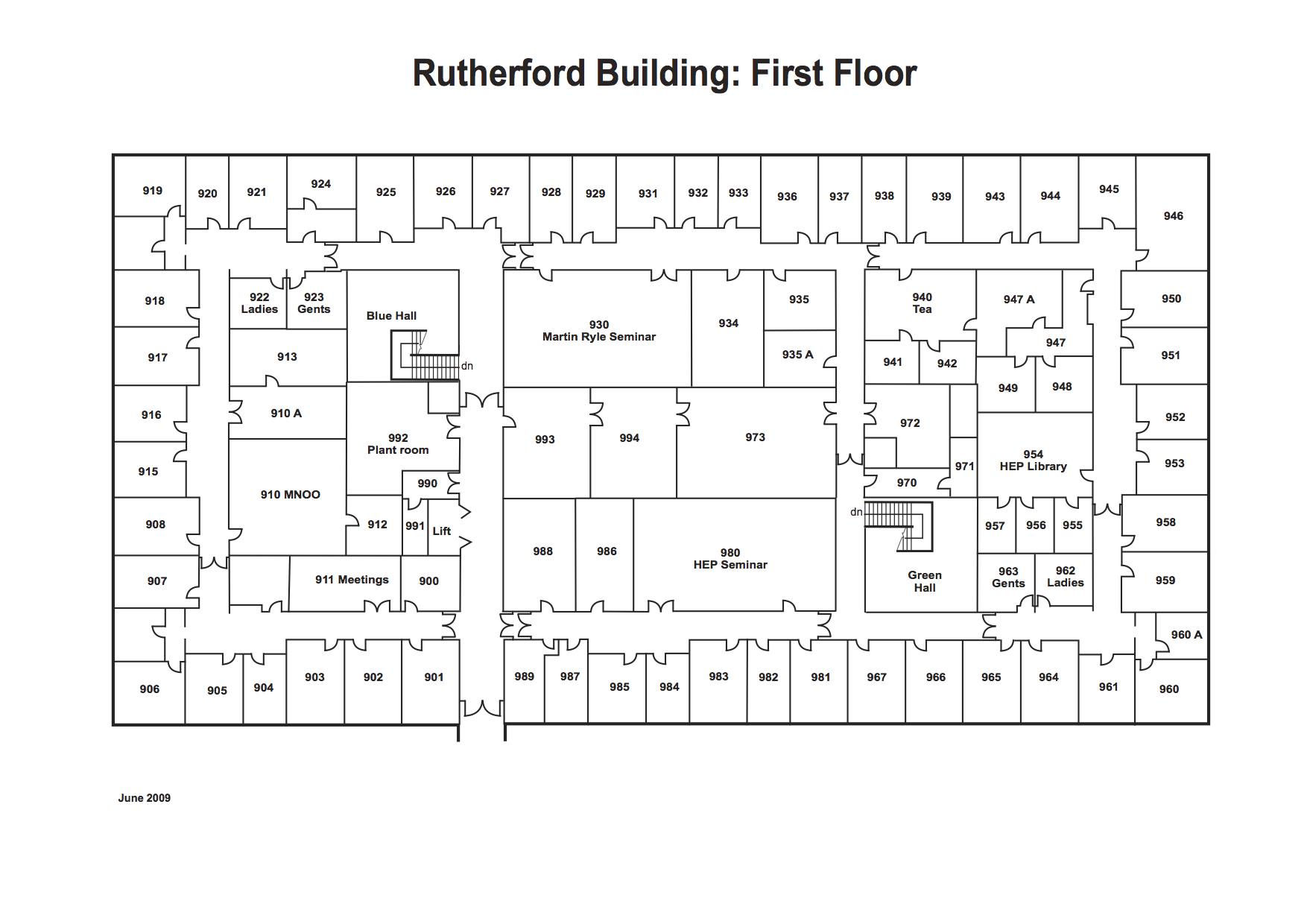 Rutherford First Floor